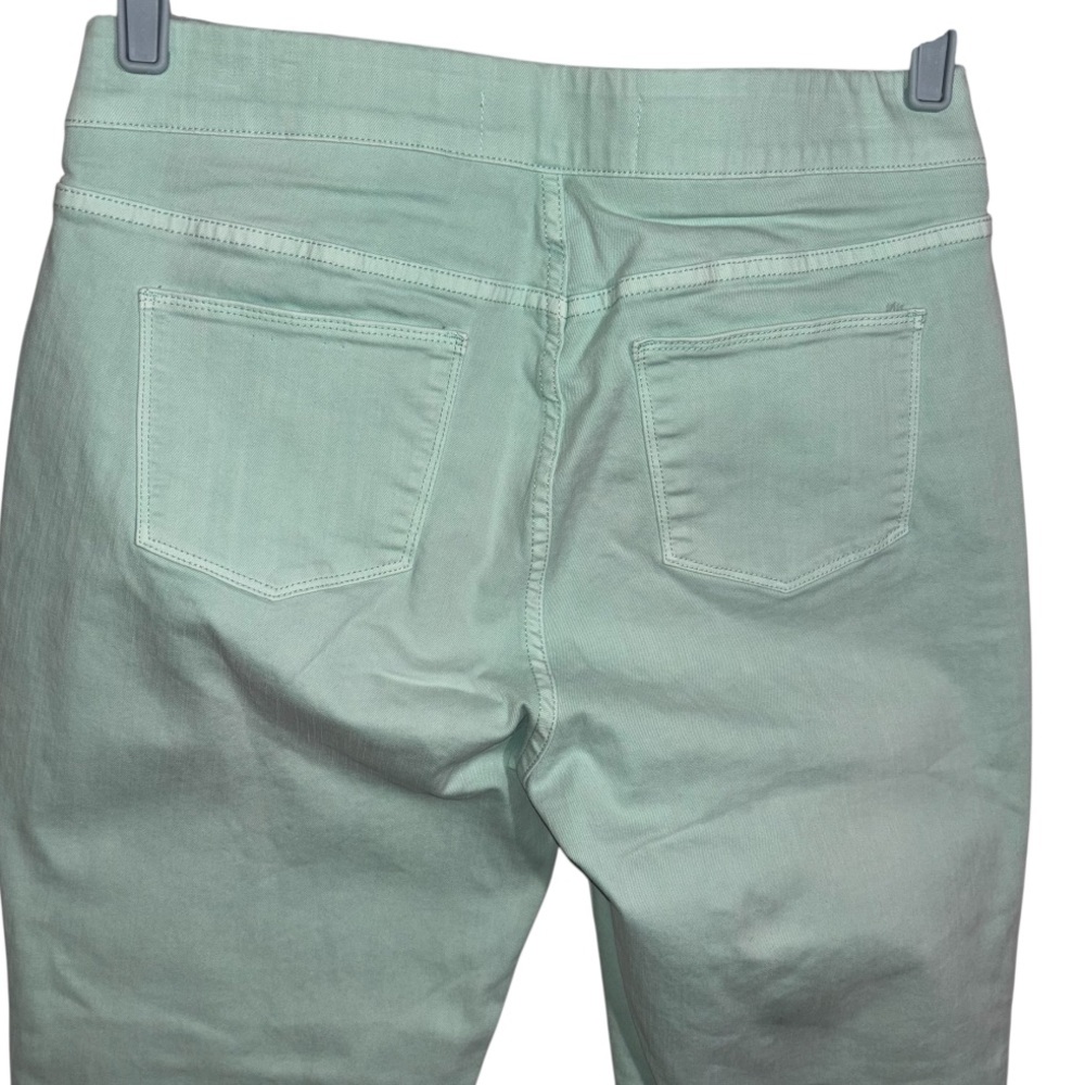Soft Surroundings Jeans Ultimate Denim Pull On Straight Leg Mint Green Size PM - Picture 7 of 13